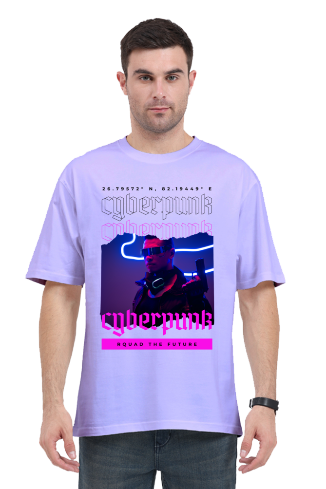 Cyberpunk Future Light Oversized T-Shirt