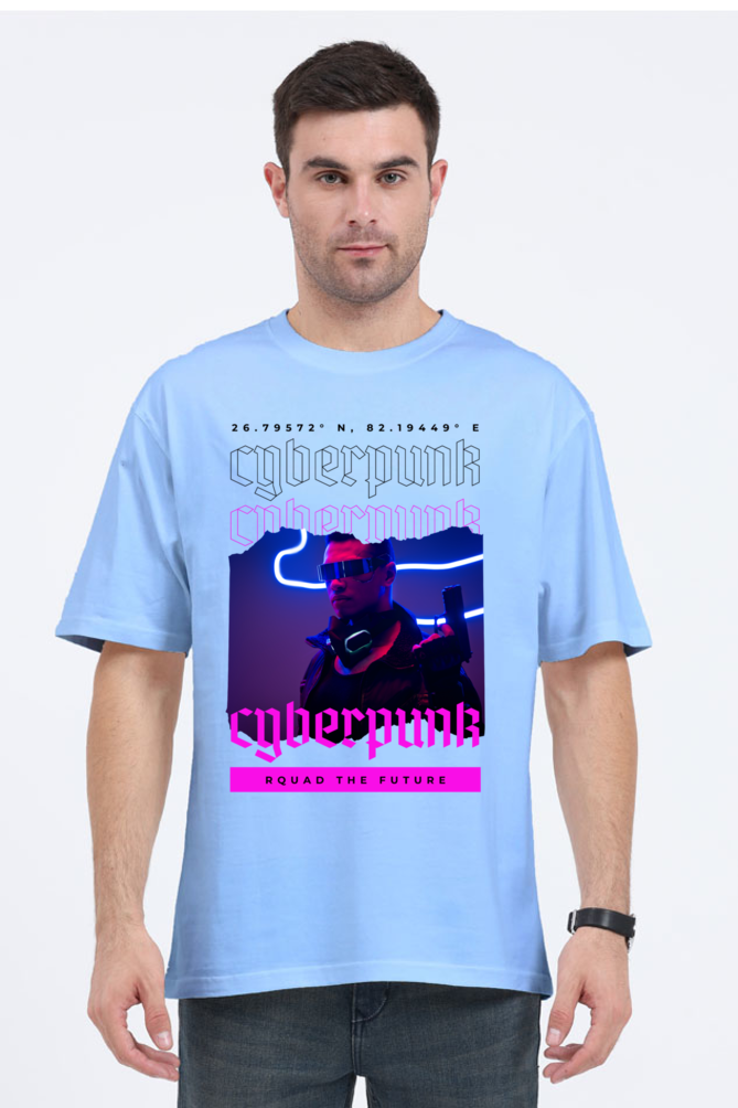 Cyberpunk Future Light Oversized T-Shirt