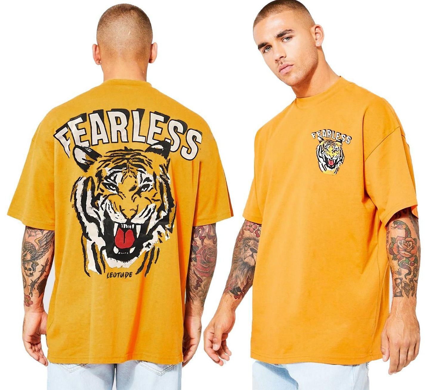 Men's Round Half Sleeves T-shirt
