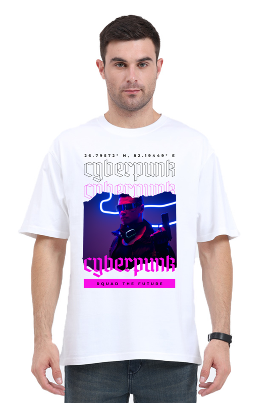 Cyberpunk Future Light Oversized T-Shirt