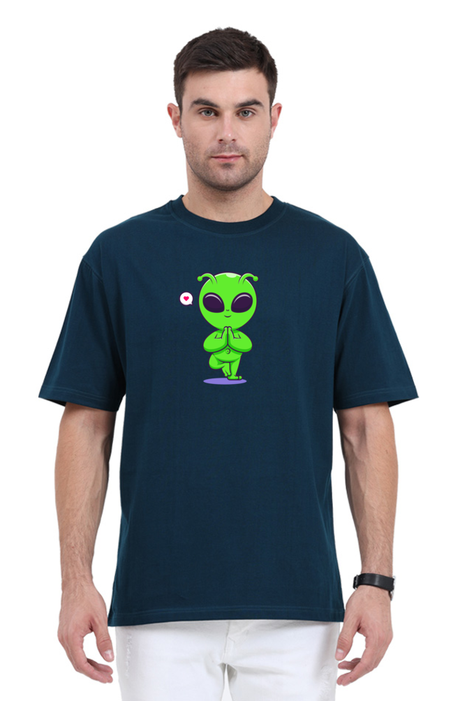Namaste Alien Oversized T-Shirt