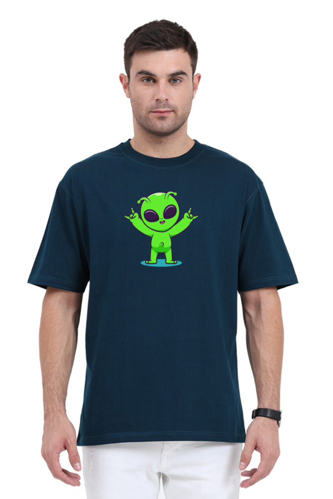 Chill Alien Oversized T-Shirt