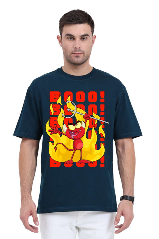 Hell Fire Oversized T-Shirts
