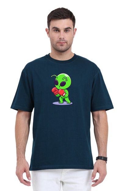 Boxing Alien Oversized T-Shirt