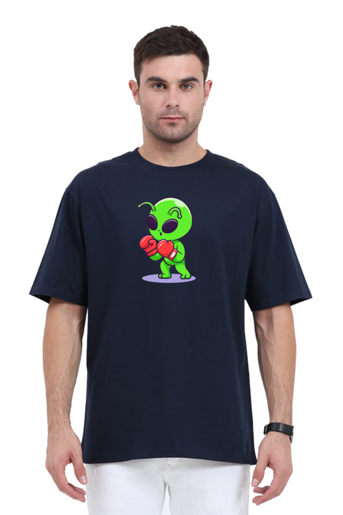 Boxing Alien Oversized T-Shirt