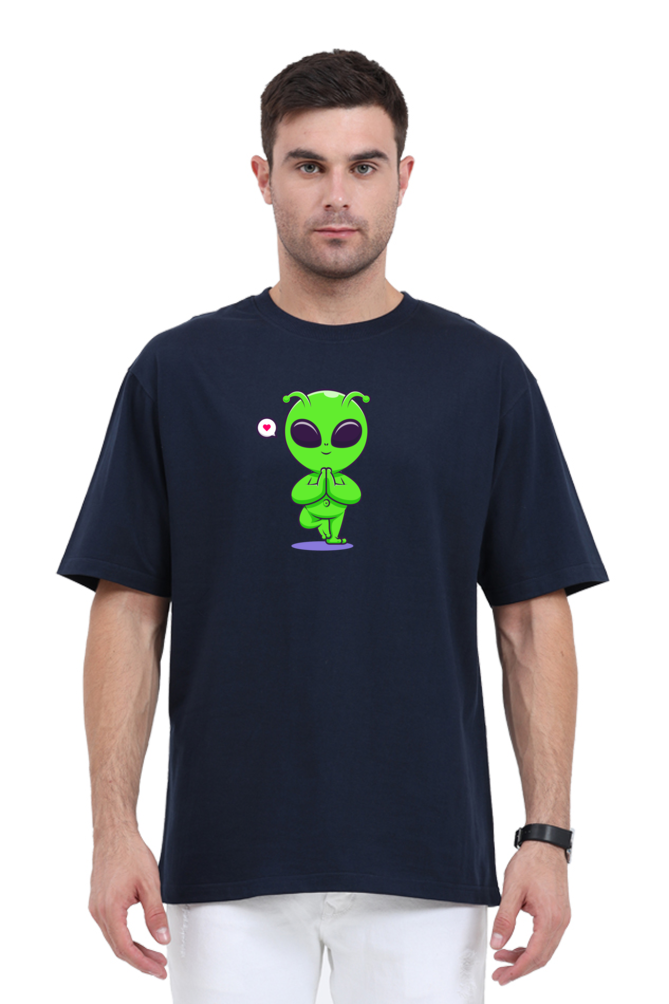 Namaste Alien Oversized T-Shirt