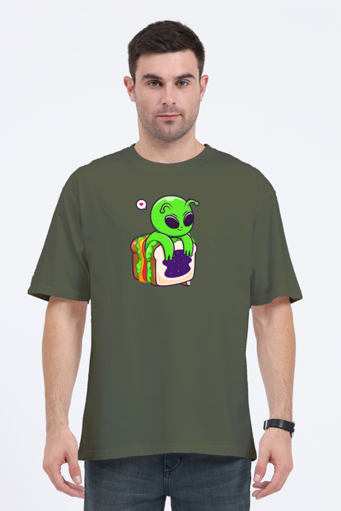 Hungry Alien Oversized T-Shirt