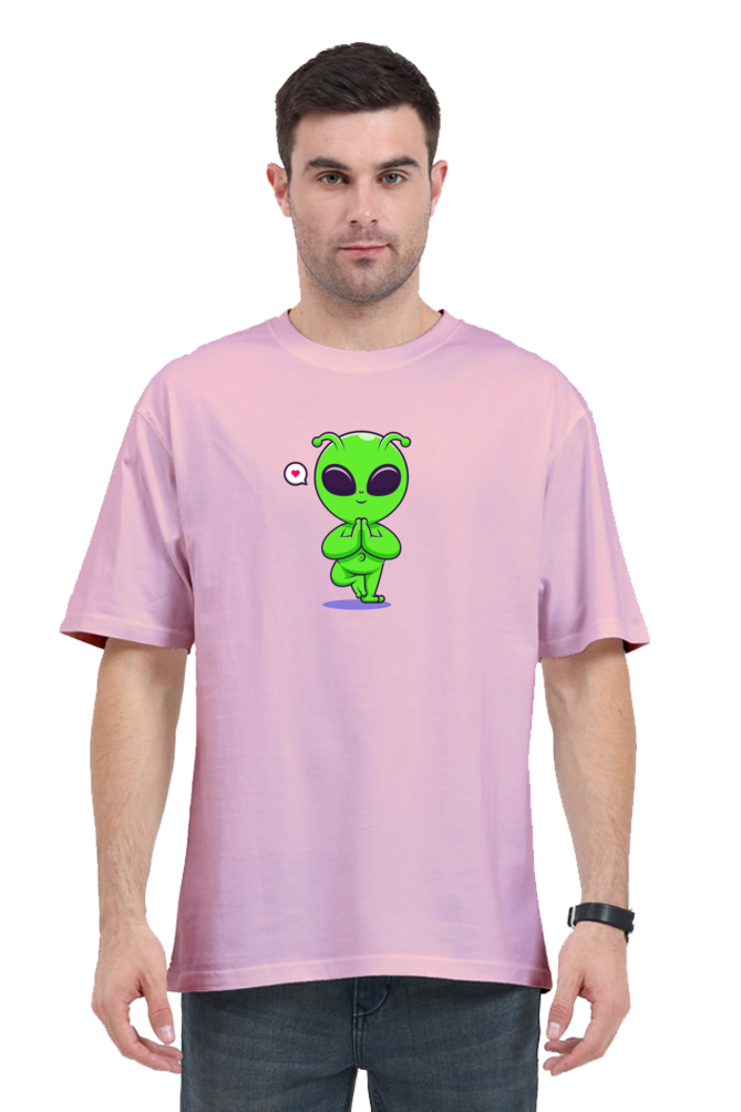 Namaste Alien Oversized T-Shirt