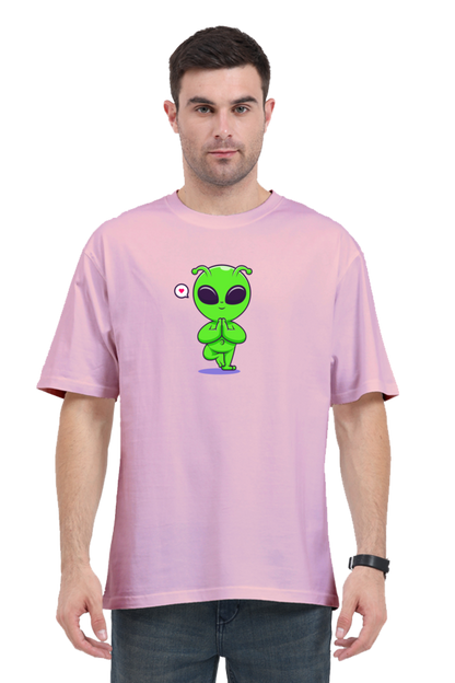 Namaste Alien Oversized T-Shirt