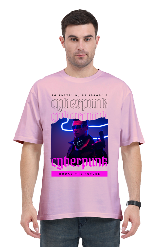 Cyberpunk Future Light Oversized T-Shirt
