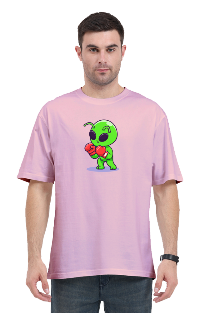 Boxing Alien Oversized T-Shirt