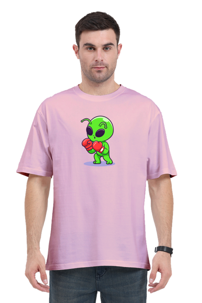 Boxing Alien Oversized T-Shirt