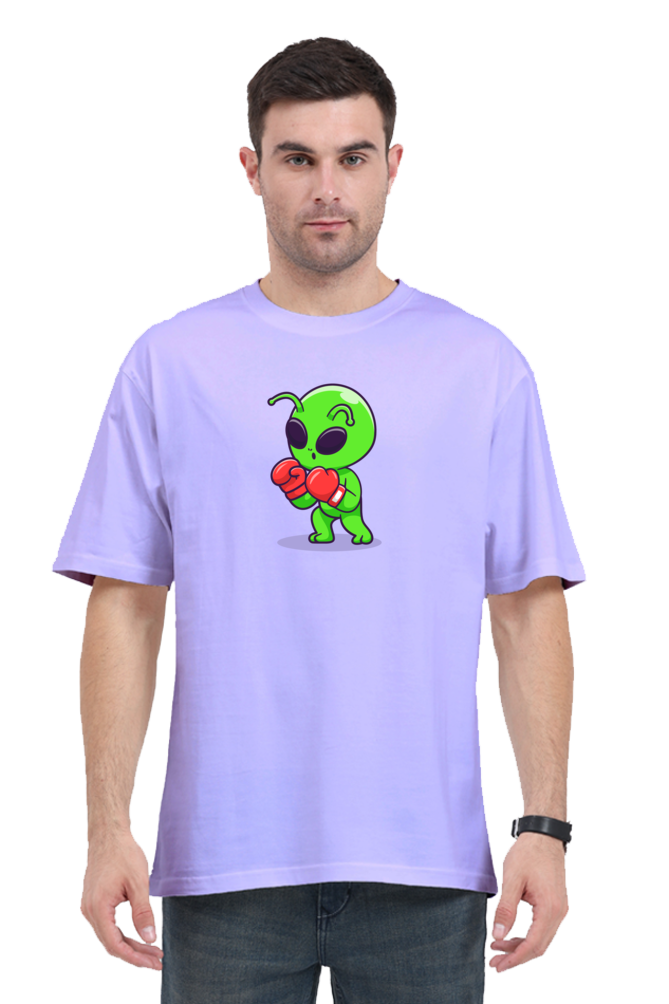 Boxing Alien Oversized T-Shirt