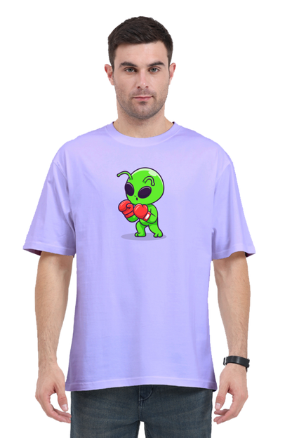 Boxing Alien Oversized T-Shirt