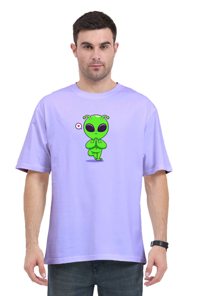 Namaste Alien Oversized T-Shirt
