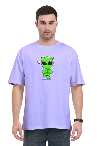 Namaste Alien Oversized T-Shirt