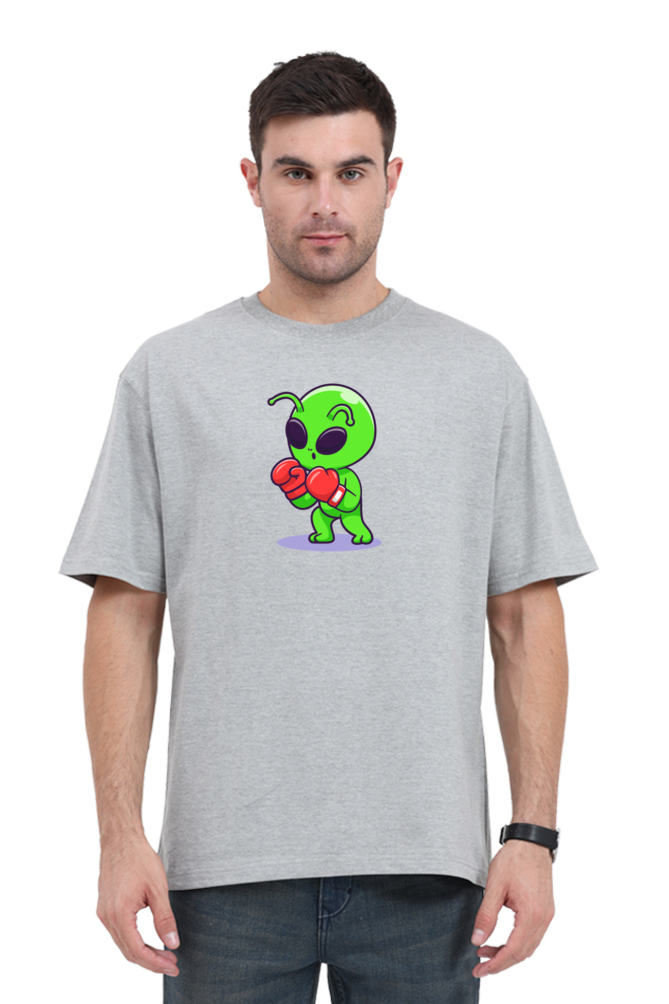 Boxing Alien Oversized T-Shirt