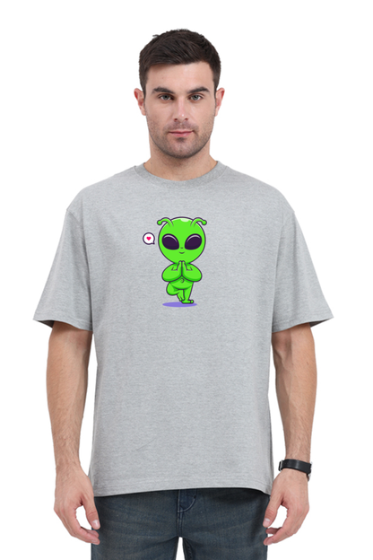 Namaste Alien Oversized T-Shirt