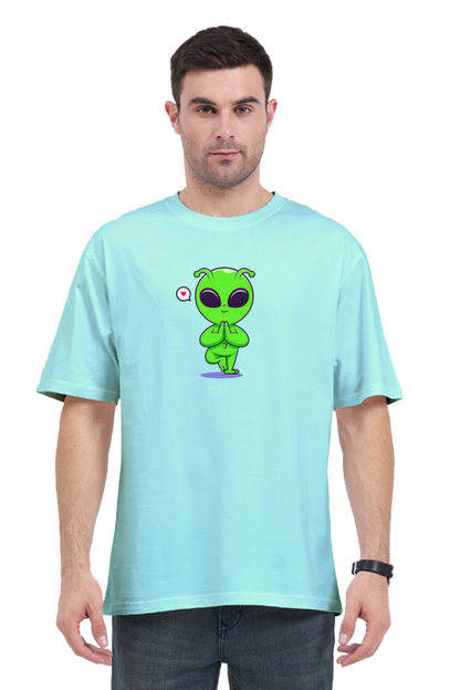 Namaste Alien Oversized T-Shirt