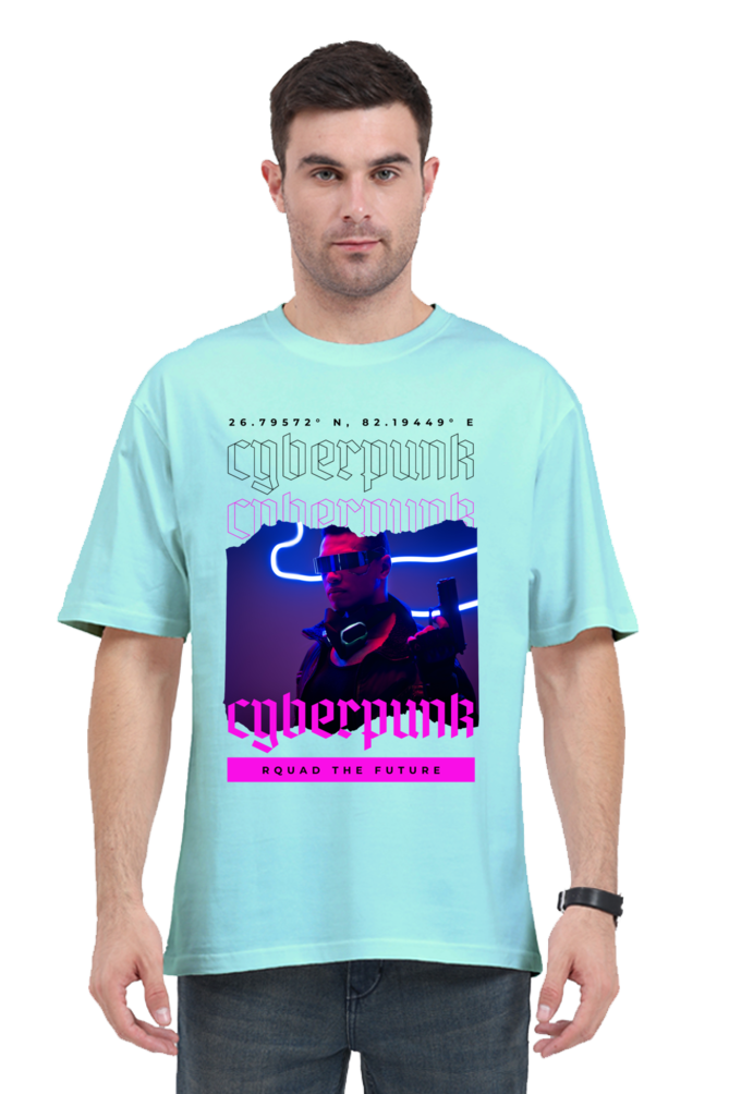 Cyberpunk Future Light Oversized T-Shirt