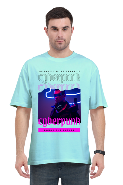 Cyberpunk Future Light Oversized T-Shirt