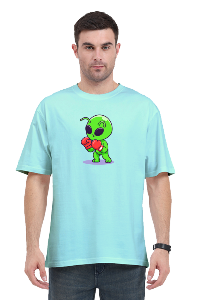 Boxing Alien Oversized T-Shirt