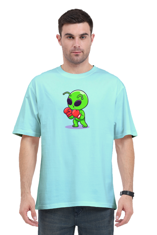 Boxing Alien Oversized T-Shirt