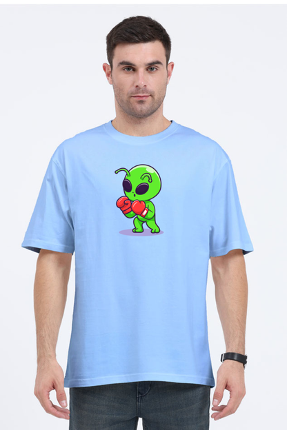 Boxing Alien Oversized T-Shirt