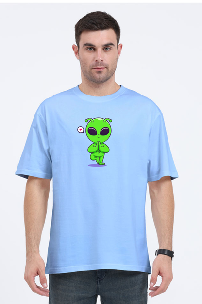 Namaste Alien Oversized T-Shirt