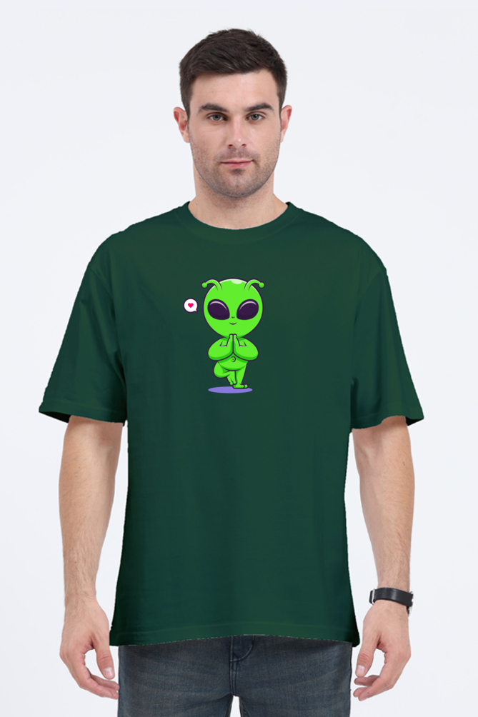 Namaste Alien Oversized T-Shirt