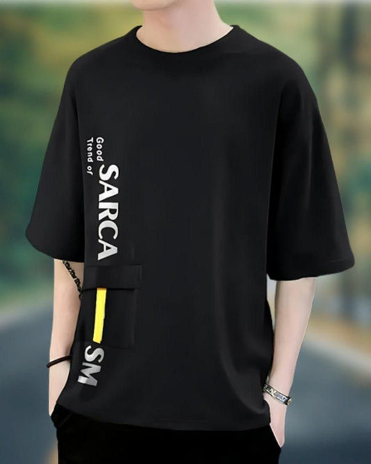 Stylish Men's Printed Oversized T-Shirt
