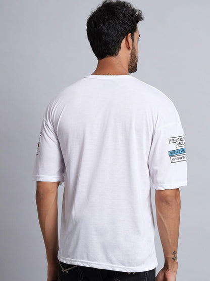 Men's Casual Printed Loose Fit T-shirt