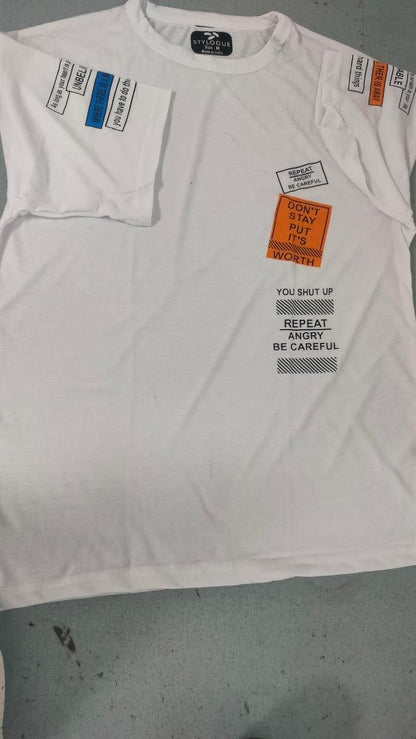 Men's Casual Printed Loose Fit T-shirt